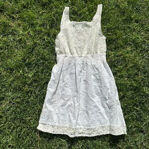 white lace dress